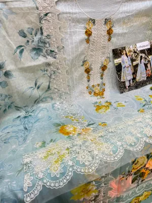 Pakistani Style 3-Piece Jacquard Suit – Premium Quality